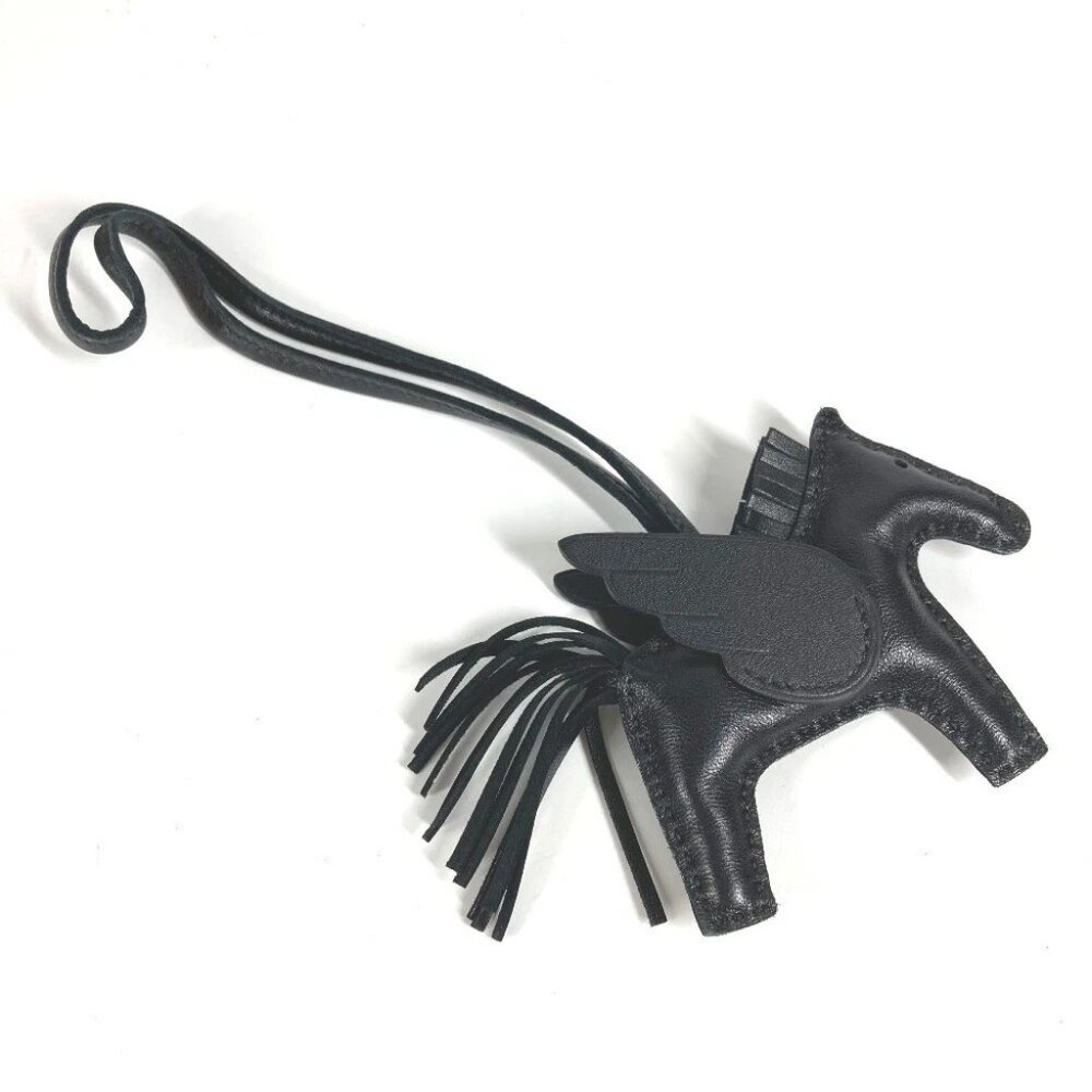 HERMES Horse Rodeo Pegasus PM Bag Charm Thor Black charm Anyo Miro Black